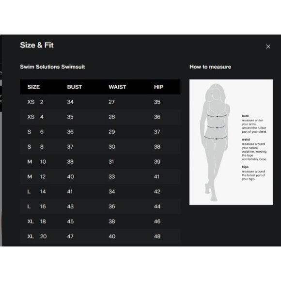 Swim Solutions Womens Floral Halter Tankini Top Bust Support Black Blue 12 - Picture 7 of 7